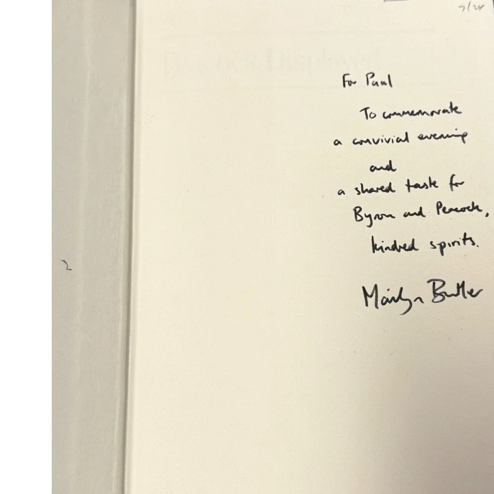 Peacock Displayed: A Satirist in his Context by Marilyn Butler Satire Signed